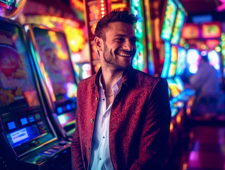 Pengguna mengakses Live Casino melalui perangkat smartphone dengan tampilan responsif